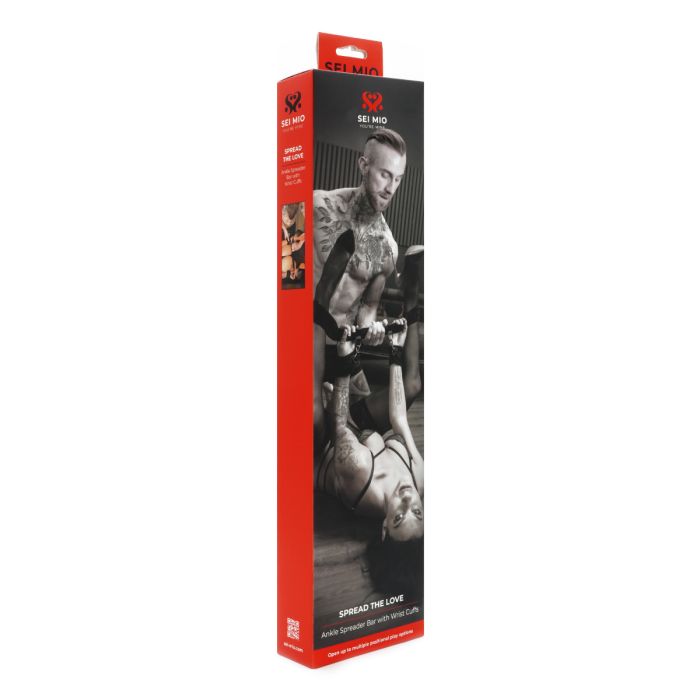 SEI MIO Ankle Spreader Bar with Wrist Cuffs