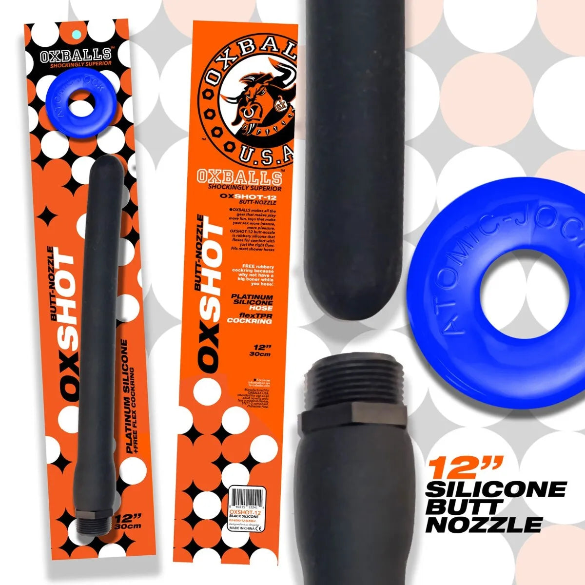 Oxballs - Oxshot Butt-Nozzle Douche 12"