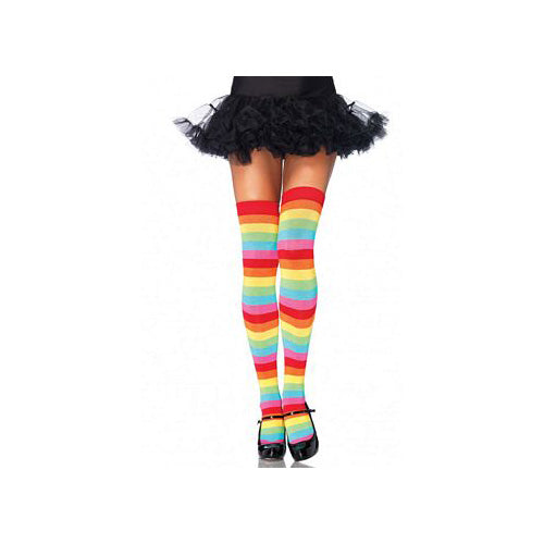 Acrylic Rainbow Thigh Highs