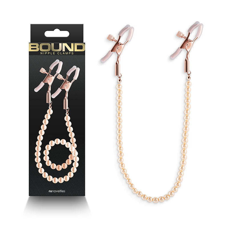 ** BOUND NIPPLE CLAMPS ROSE GOLD