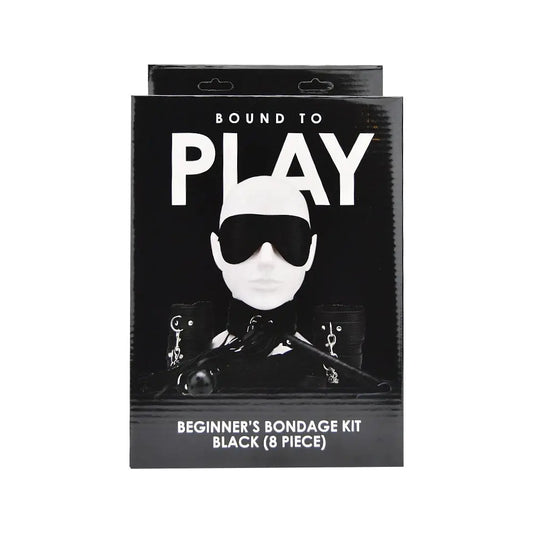 Bound to Play Beginner’s Bondage Kit Black (8 Piece)