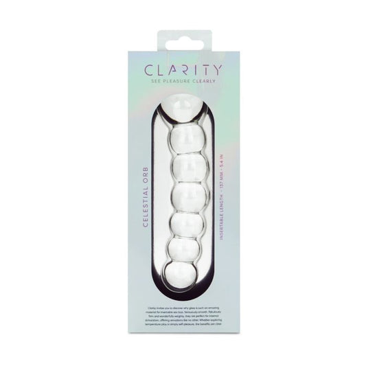 ** Clarity - Glass Dildo - Celestial Orb