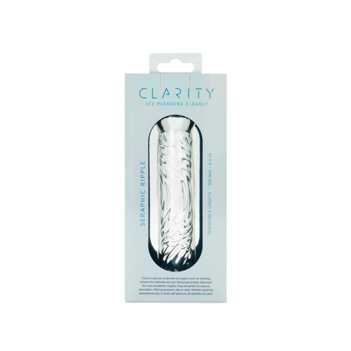 ** Clarity - Glass Dildo - Seraphic Ripple