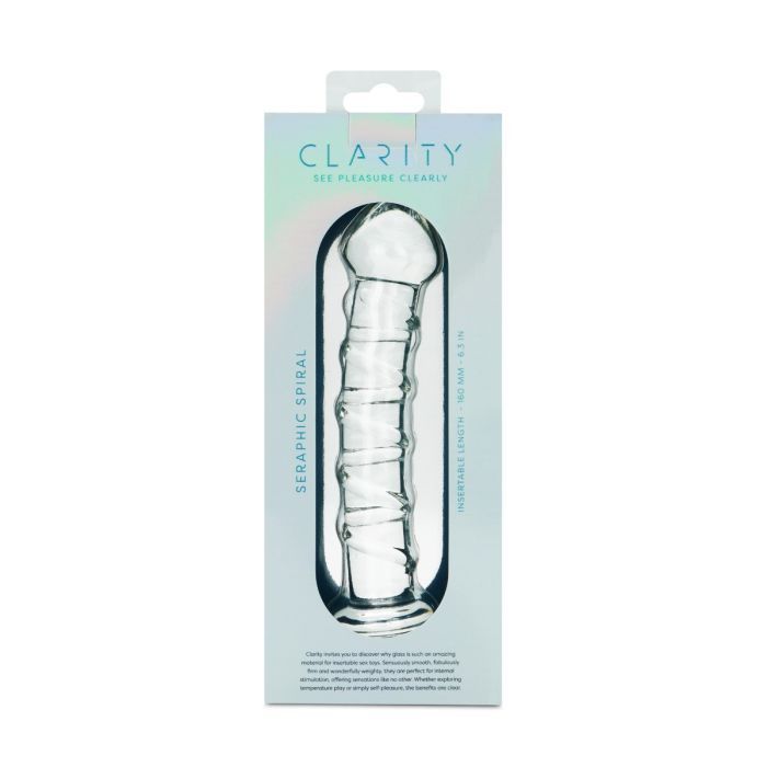 ** Clarity - Glass Dildo - Seraphic Spiral