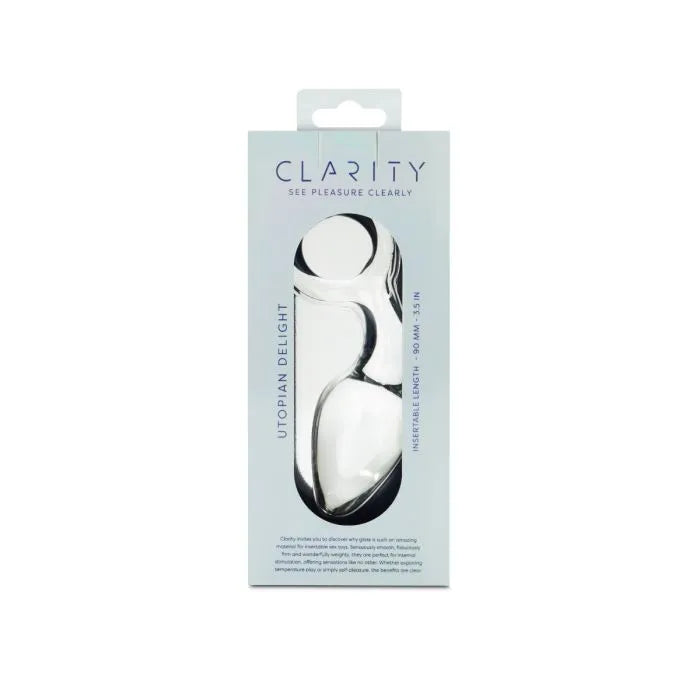 ** Clarity - Glass Dildo - Utopian Delight