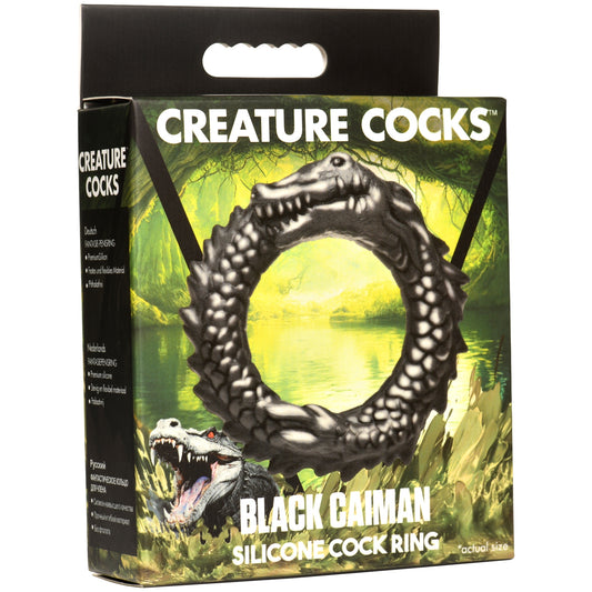 Creature Cocks Black Caiman Poseidon Cock Ring