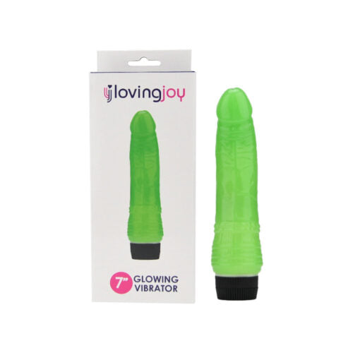 Loving Joy 7 inch Realistic Vibrator Glow in the D
