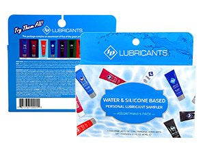 ID 5PC Assorted Lube Tubes Water&Silicone.