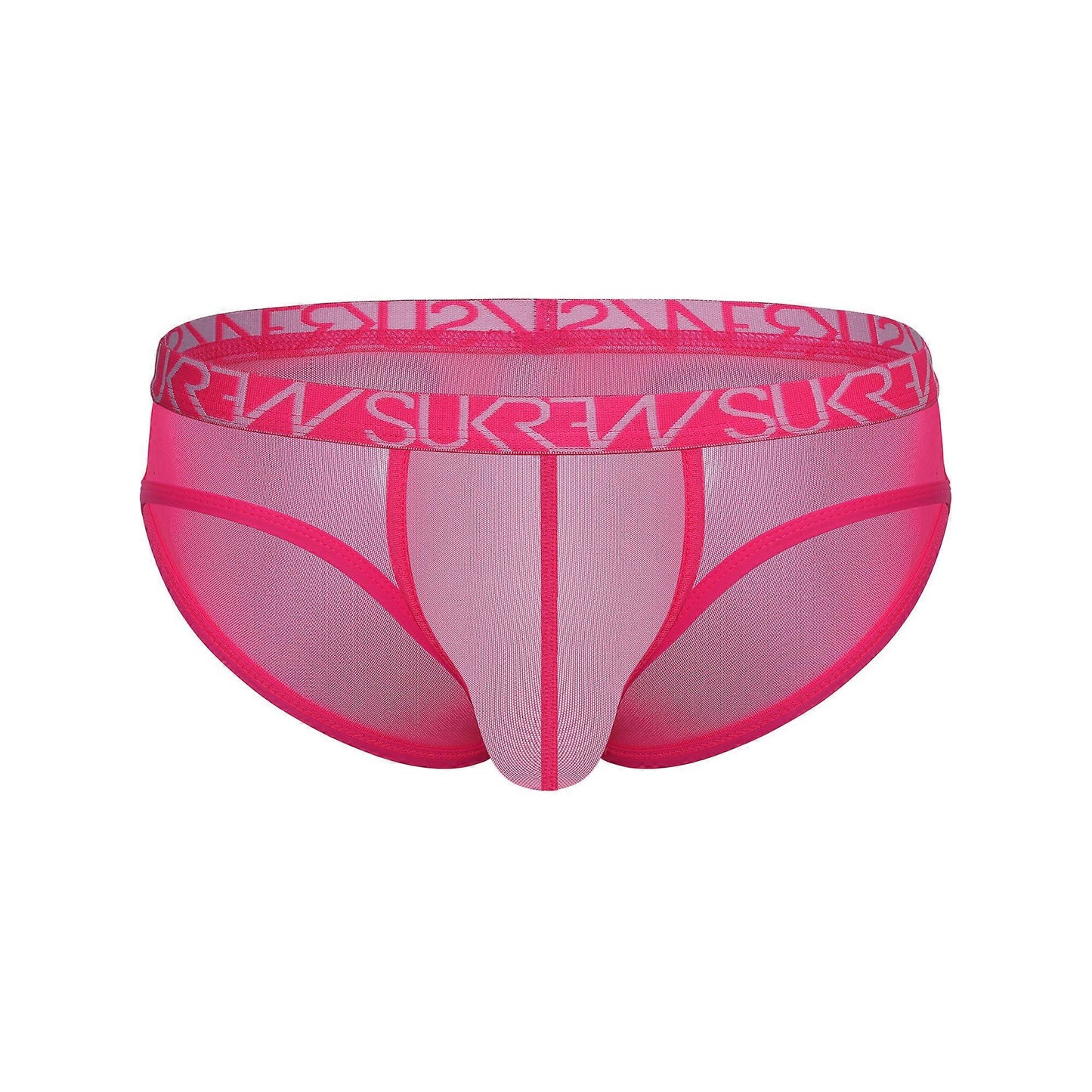 Mesh Low-Rise Brief - Electric Pink - XS