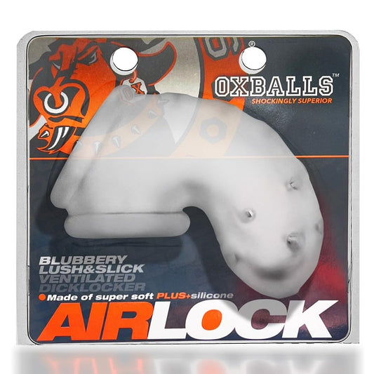 OXBALLS Airlock Chastity - Clear Ice