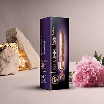 Rocks Off Debutante Bullet Vibrator Gold Red