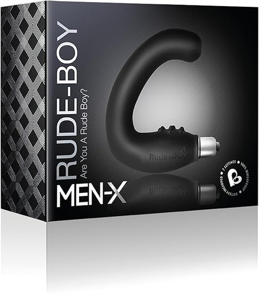 Rocks Off Rude-Boy 7 Male Prostate Massagers Black