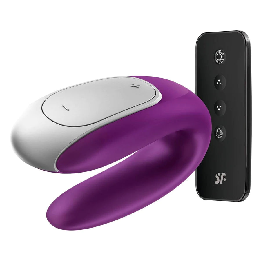 SATISFYER - Double Fun Partner Vibrator - Violet