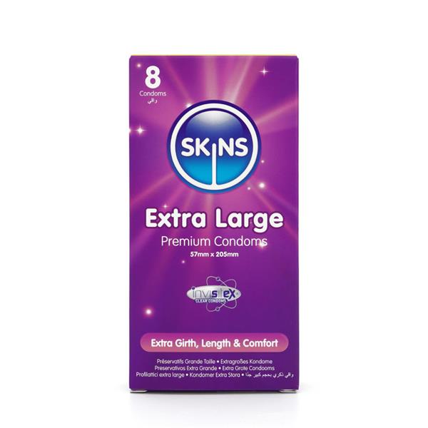 Skins Condoms Extra Large 8 Pack