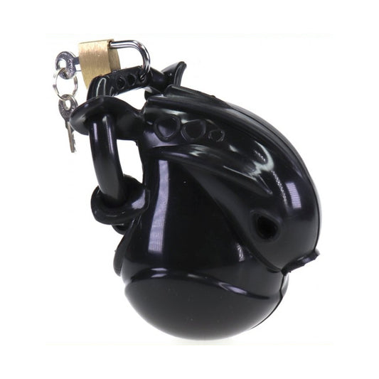 Full Egg Chastity Cage 7.7 x 2.8cm Black