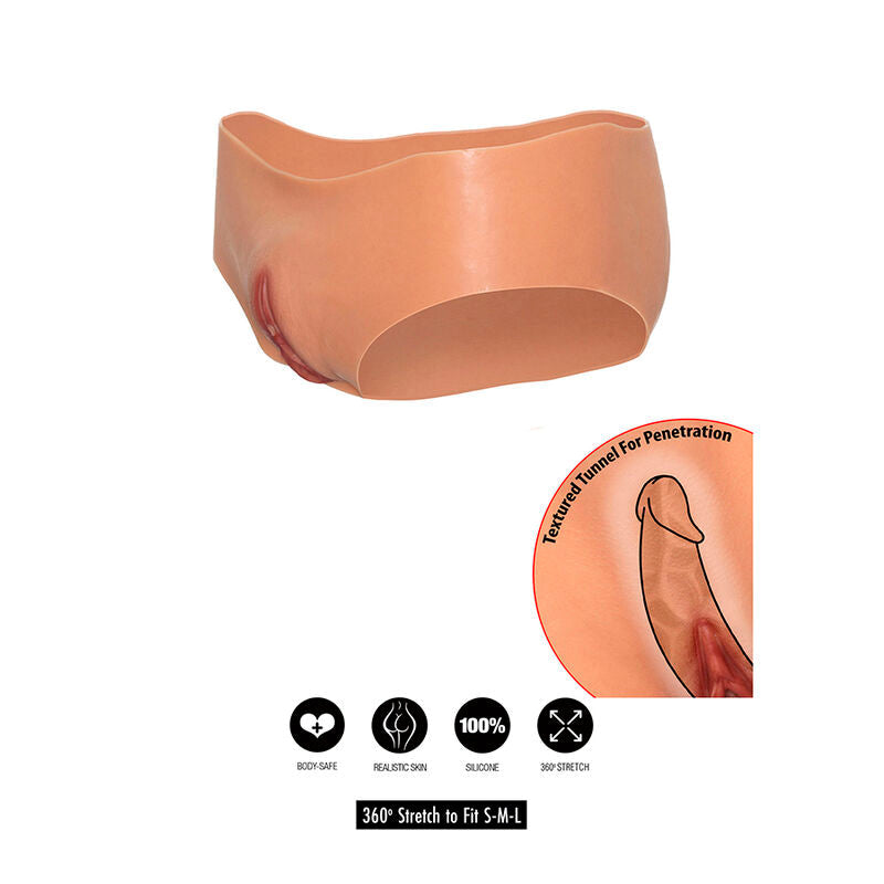 Open Vagina and Ass Brief Medium Waist