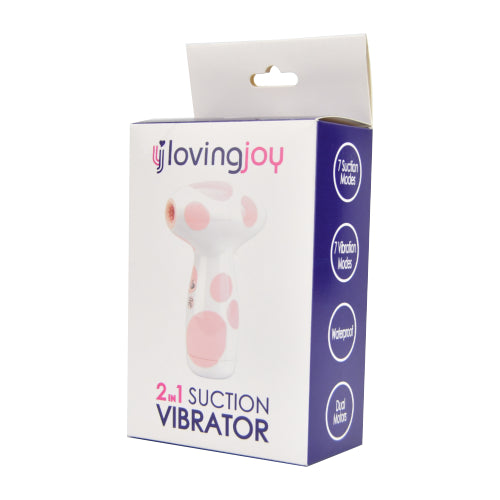 Loving Joy 2 in 1 Suction Vibrator Jumbo