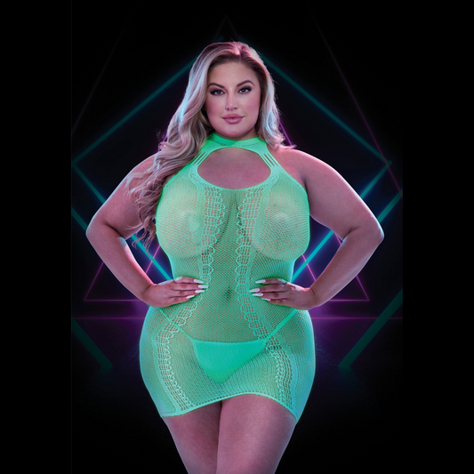 Lapdance Glow In The Dark Mini Dress 1 Queensize