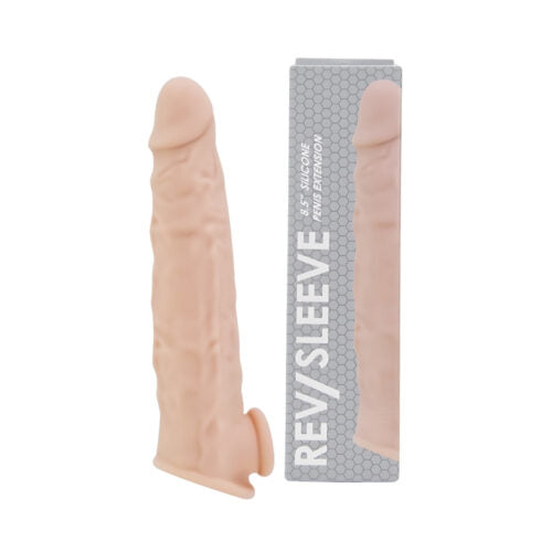 Rev-Sleeves 8.5 Inch Realistic Silicone Penis Extension