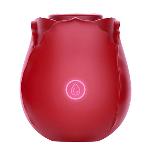 Loving Joy - Rose Clitoral Suction Vibrator - Red