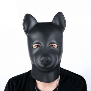Sweety Bear latex balaclava Black