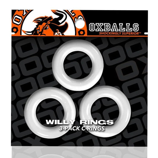 OXBALLS Willy Rings x3 - White