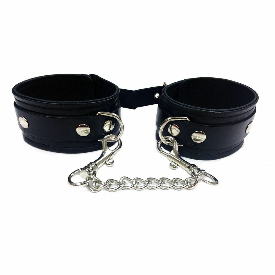 Rouge - Leather Wrist Cuffs - Black
