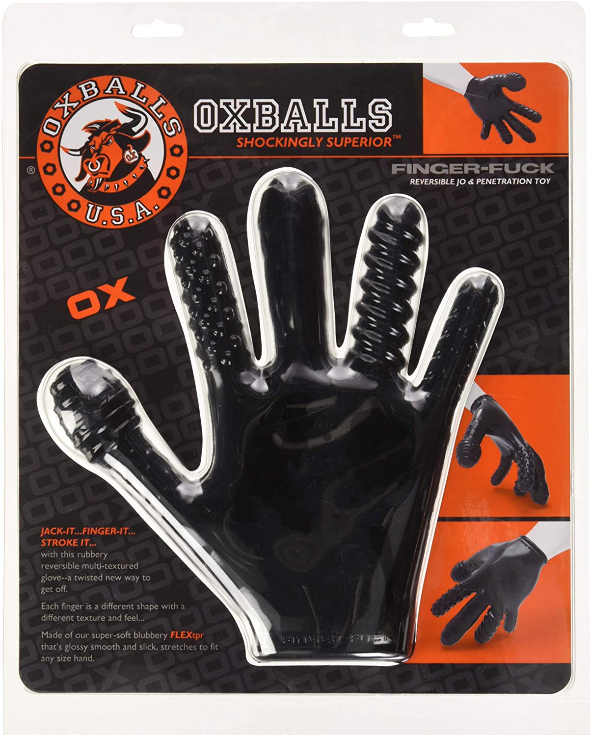 Oxballs - Finger Fuck - Black