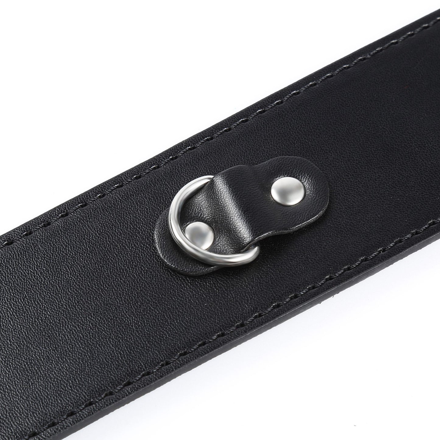 Hasp Style Ankle Cuffs Black