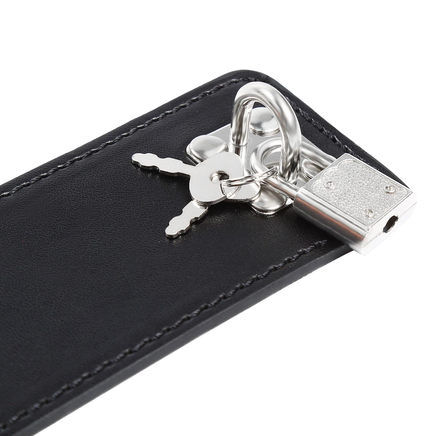 Hasp Style Ankle Cuffs Black