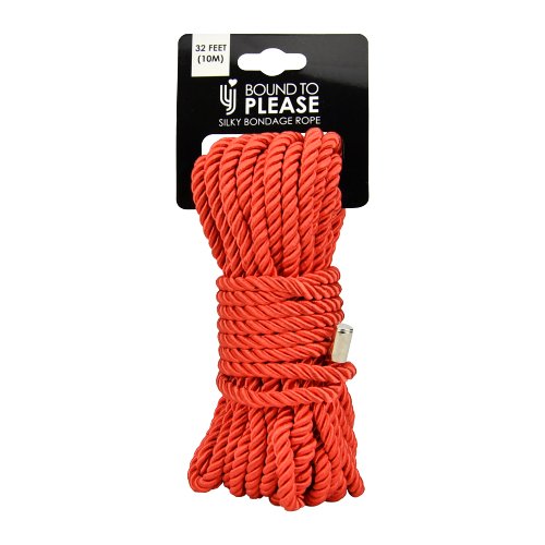 Bound To Please - Silky Bondage Rope 10 Metres - Red