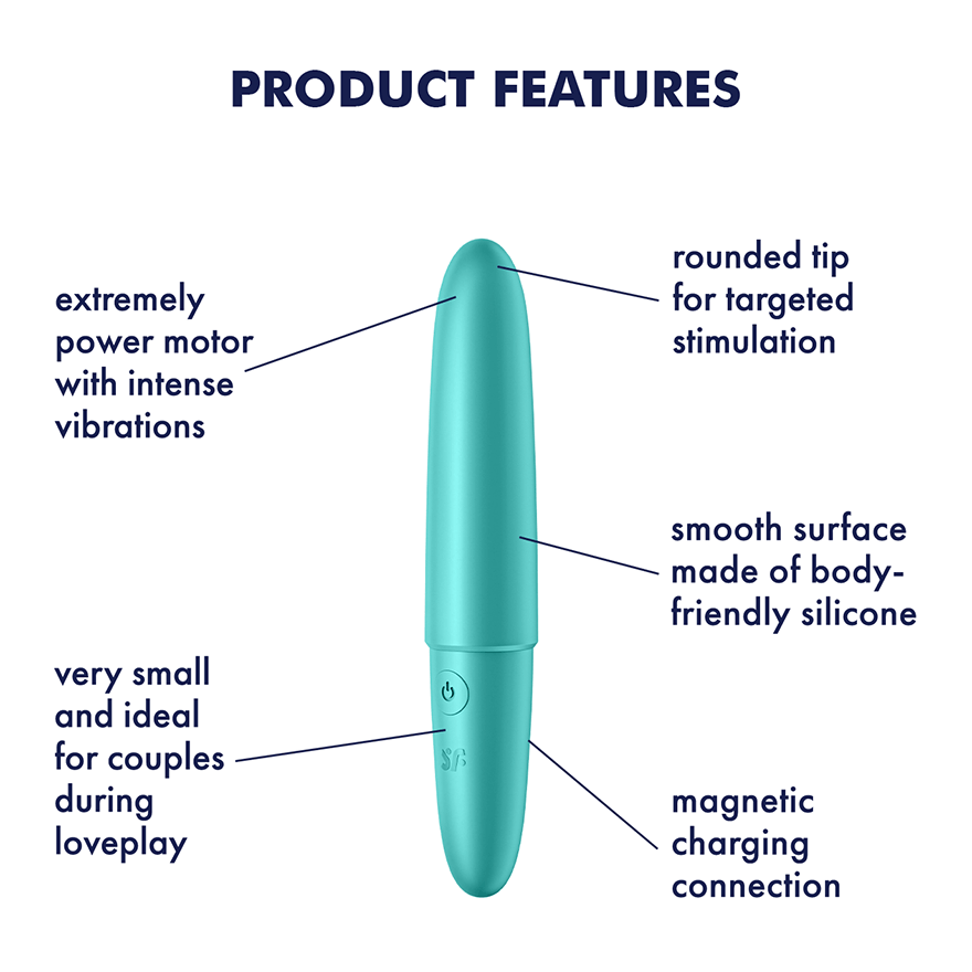 Satisfyer - Ultra Power Bullet 6 - Turquoise