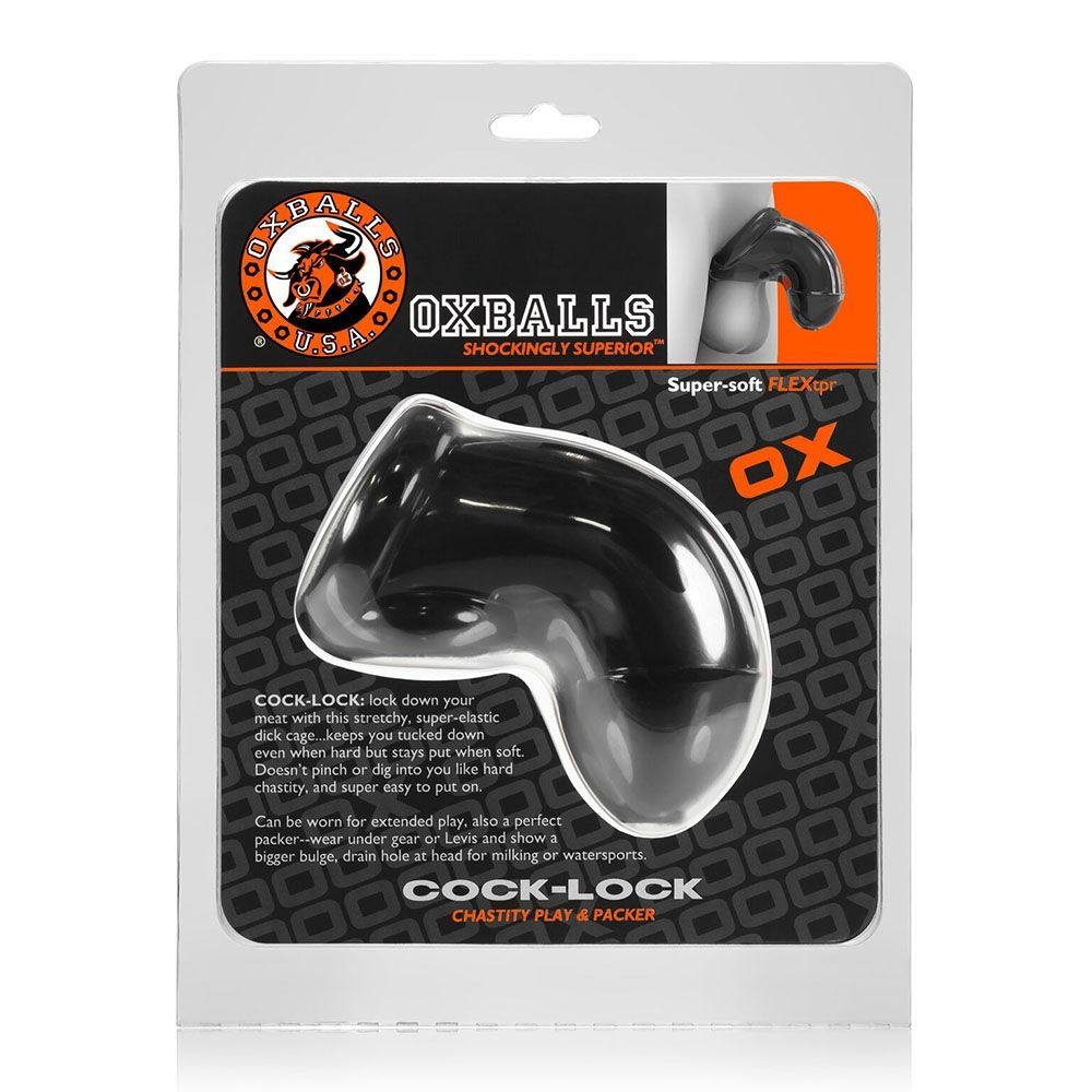 Oxballs - Cock Lock Chastity - Black