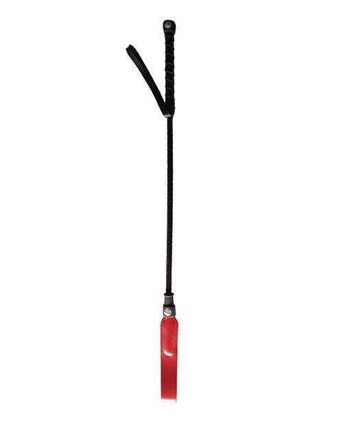 Rouge - Long Riding Crop Slim Tip - Red