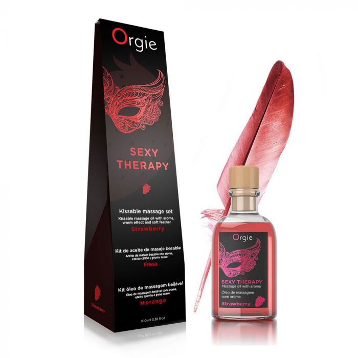 Orgie - Lips Massage Set - Strawberry
