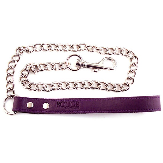 Rouge - Leather Lead - Purple