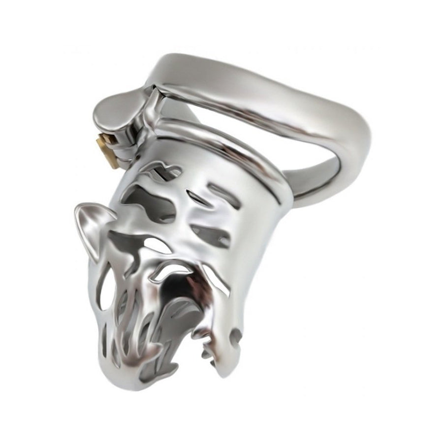 Metal Tiger Chastity Cage