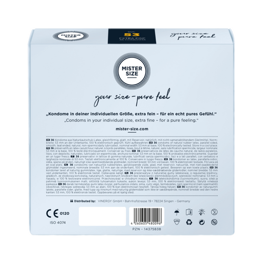 MISTER SIZE - 53MM - 10 Pack