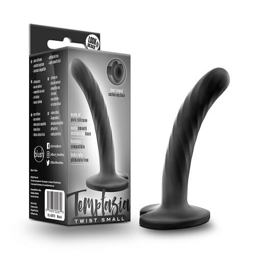 Blush - Temptasia Silicone Twist Dildo Small