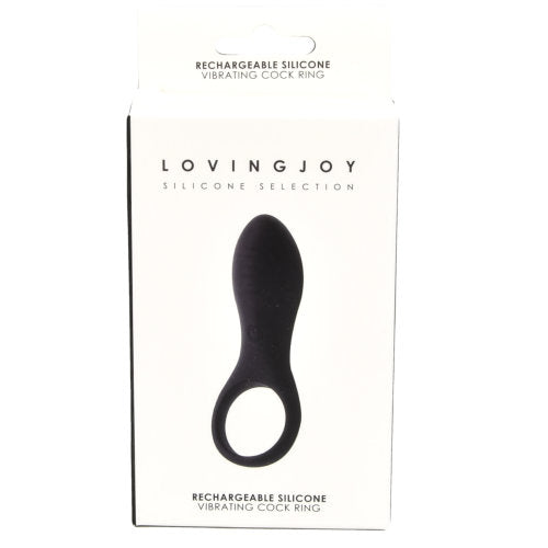 Loving Joy - Rechargeable Silicone Vibrating Cock Ring
