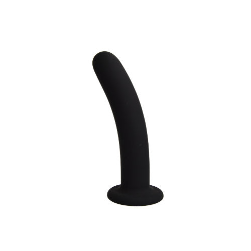 Loving Joy - Slimline Silicone Dildo 5 Inch Black