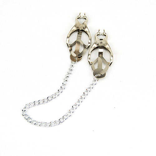 Bound to Please - Clover Nipple Clamps with Chain