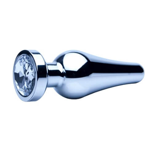 Precious Metals - Smooth Silver Butt Plug - Large