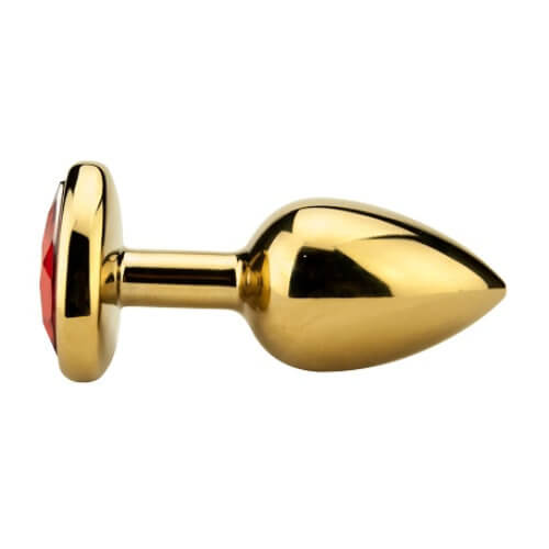 Precious Metals - Heart Shaped Butt Plug - Gold