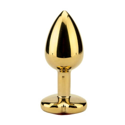Precious Metals - Heart Shaped Butt Plug - Gold