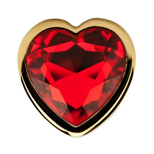 Precious Metals - Heart Shaped Butt Plug - Gold