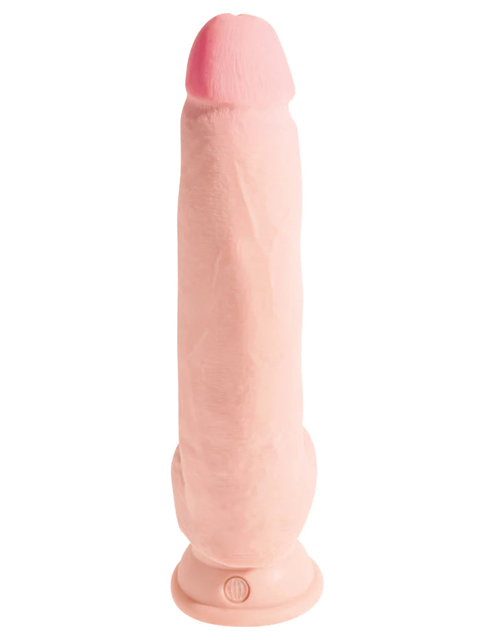 King Cock -  3D Triple Density 10 Inch With Balls - Light