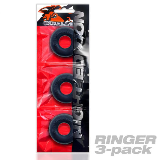 Oxballs - Plus+Silicone Ringer 3 Pack - Night Edition