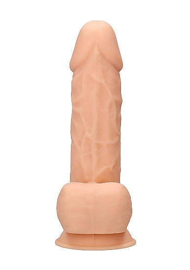 Real Rock Ultra - Silicone Dildo With Balls - 21,6 cm - Flesh