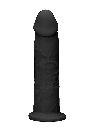 Real Rock Ultra - Silicone Dildo Without Balls - 22,8 cm - Black